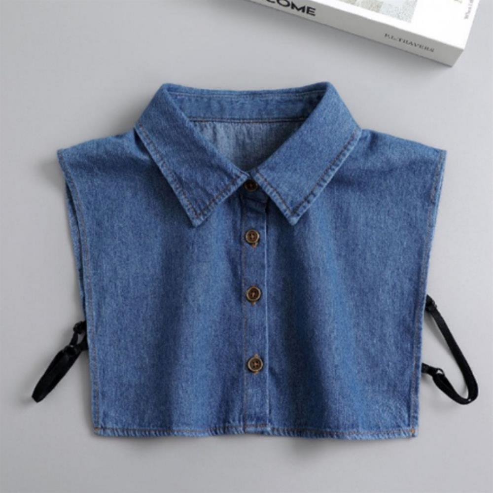 New ArrivalS Open Run Women S Simple Fake Denim Shirt 2color