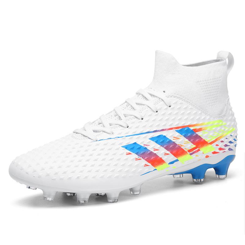 New high-top football shoes spike broken nails competition training shoes men's and women's adult Football Shoes