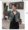 Versatile Women's Soft Frayed Denim Jacket - Retro Style in Three Shades