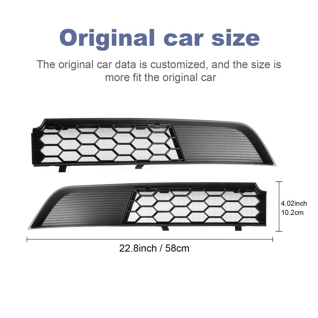 For Tesla Model 3 2024 Model Y Juniper 2025 Front Bumper Grill Mesh Air Inlet Vent Cover Grille Guards Protector Anti-insect Net