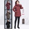 2025 Mid-Length Cotton Padded Jacket: Warm Winter Coat for Middle-Aged & Elderly Women