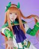 Silence Suzuka Cosplay Costume with Tail and Perfect for Uma Musume Adult School Stage Wear Suzuka Cosplay with Tail and Size [Excellent Quality] Wig,