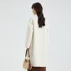 Shetu Women's Korean Style Mid-Length Double-Faced Wool Blend Coat