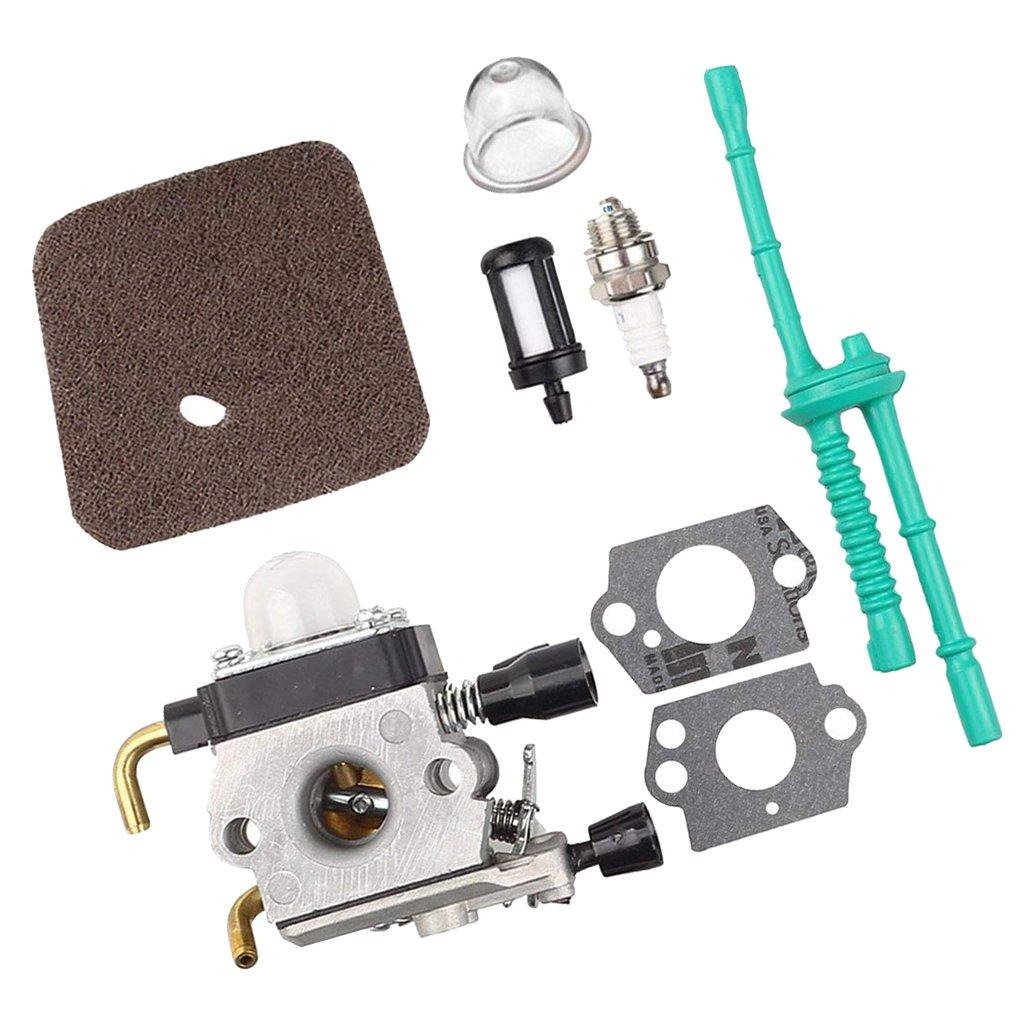 Baoblaze Carburetor Kit with Fuel Line for FS45 FS55R FS55C KM55 FS38 FS45C FS High Quality