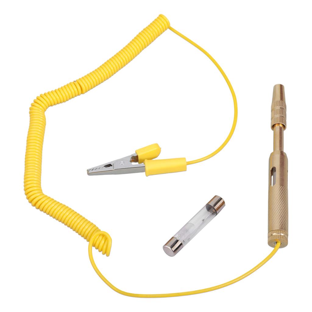 Heavy Duty Automobile Circuit Tester 6-24V Test Light with Alligators Clip Circuit Voltage Tester for Car Motorcycles