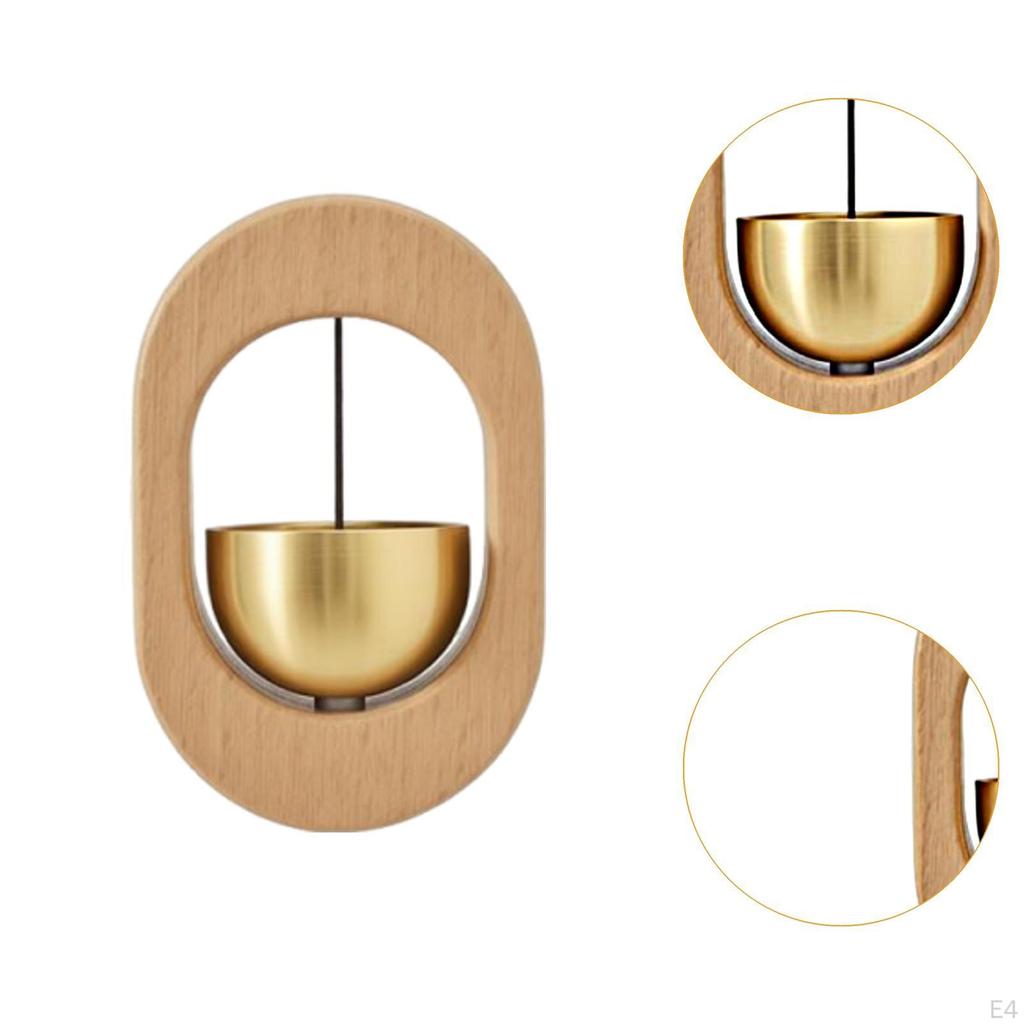 Shopkeeper's Door Opening, Unique Wooden Doorbell for Refrigerator, House Entrance