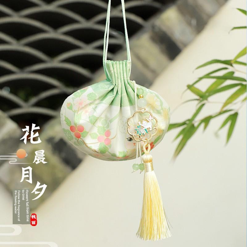 Dragon Boat Festival Fragrance Sachet Empty Bag Handmade DIY Hanging Ornament Mosquito Repellent Bag Mugwort Vintage Style Embroidered Empty Pouch