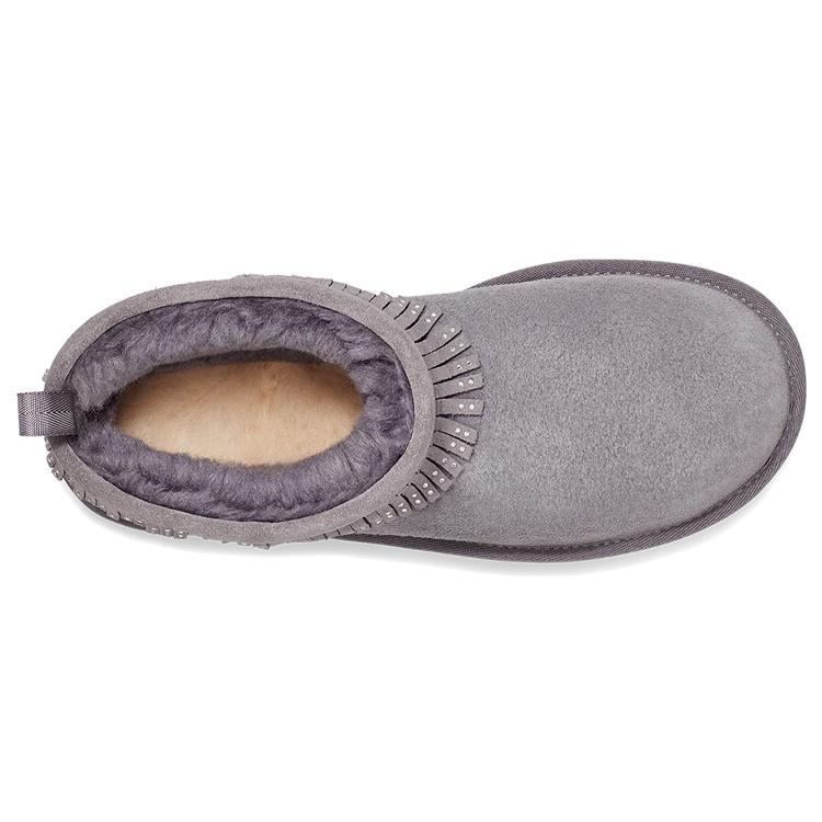 (WMNS) UGG Ultra Mini Fringe Bling 'Purple Grey' Women's 1121576-SHA