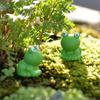 Decoration Figurine Home Resin Blue Eye Frog Miniatures Fairy Garden Bonsai Decor Micro Landscape
