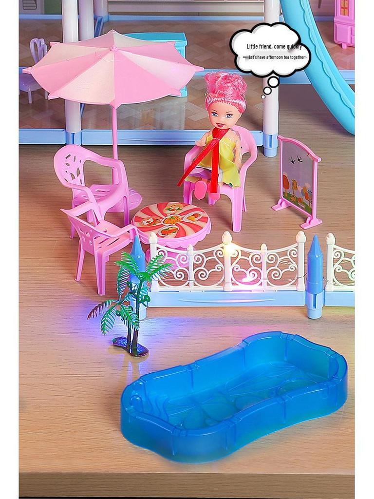 DIY Princess Castle Dollhouse Playset for Girls