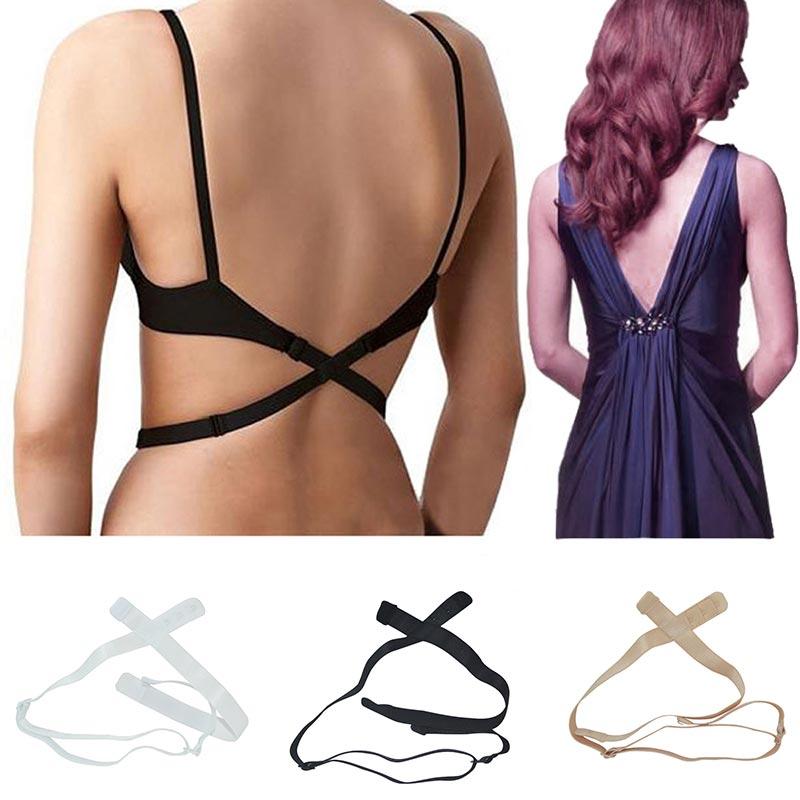 Buy Women's Invisible Adjustable Bra Strap Backless Dress Low Back