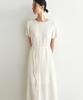 Aesmoeo Marine Loose Long Dress (Ivory)