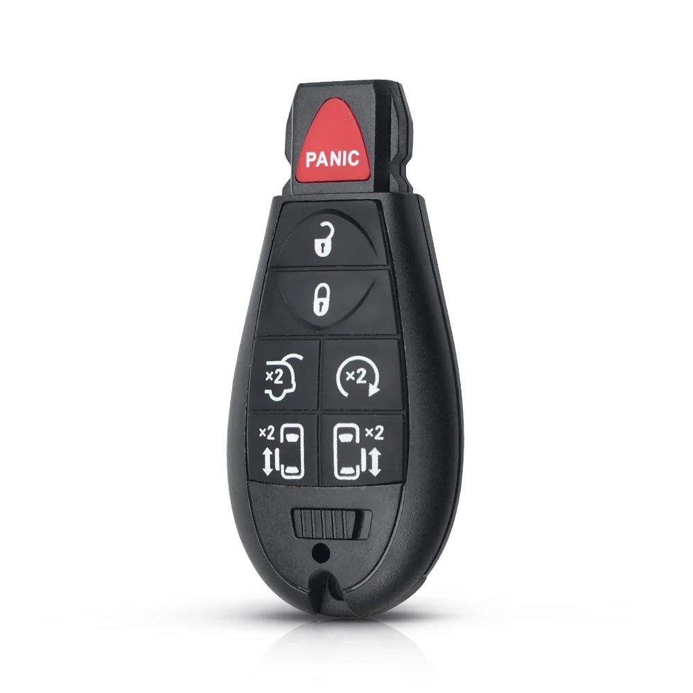 KEYYOU 7 6+1 Buttons Car Remote Control Key M3N5WY783X IYZ-C01C Fob 433Mhz For Dodge Caravan Chrysler Town Country Jeep
