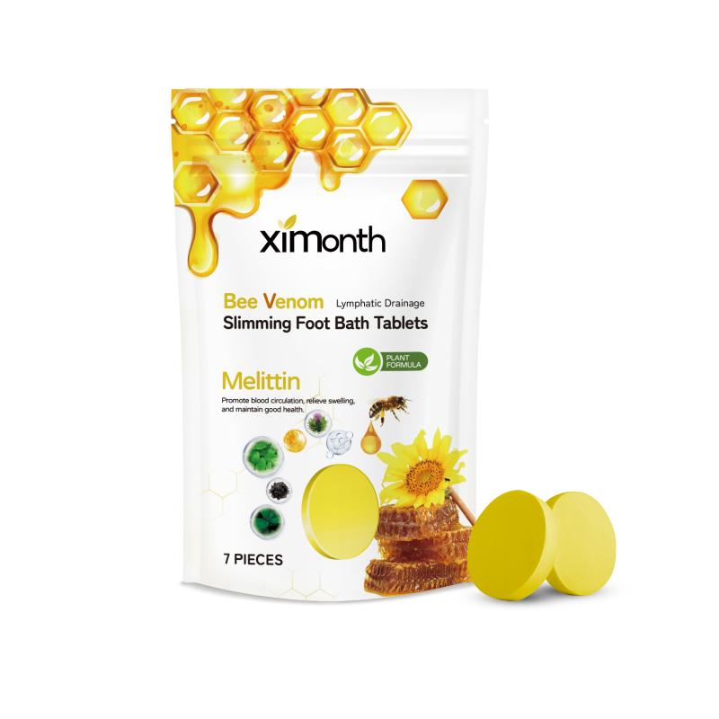 Foot Cleansing Soak Gel Lymphatic Drainage Remove Odor Relieve Fatigue Swelling Repair Leg Veins Herbal Shaping Foot Bath Up