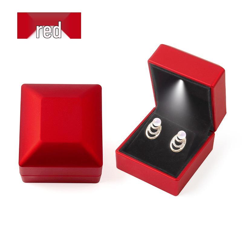 Seamless LED Jewelry Gift Box for Rings, Bracelets, and Necklaces with Light