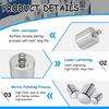 17Pcs/Set Calibration Weight Good Hardness High Accuracy Abrasion-resistant Anti-oxidant 10mg-100g Lab Balance Weight Scale Supply
