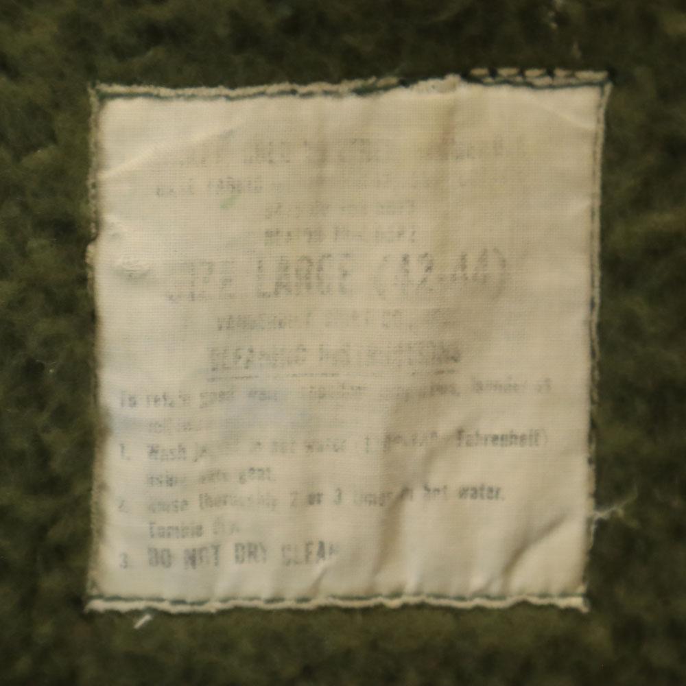 US ARMY 70s A2 Deck Jacket Vintage Military Jacket L Khaki Men's Used