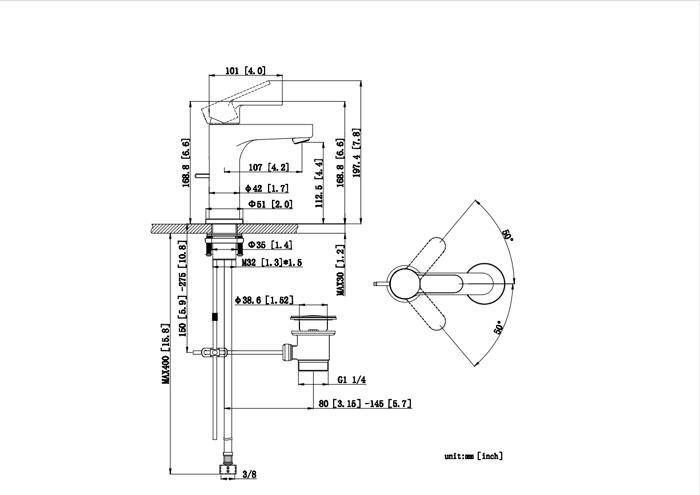 Basin Mixer Bathroom Pull-out Faucet Black Basin Sink Mixer