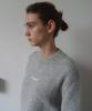 EN OR [Alpaca 59%] Logo Essential Knit Pullover - Gray