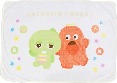 MORIPiLO Morishita Lap Blanket Gachapin Mook Ivory 70x100cm Half Blanket Hirake Ponkikki Character Goods 4621425