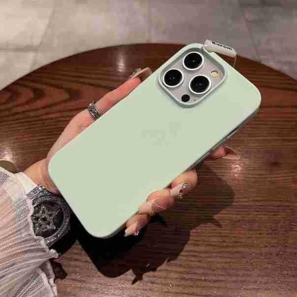 Trendy Flüssigsilikon Vollumwicklung Rutschfeste und sturzsichere iPhone Hülle iPhone14 15 Pro Max 14 plus 15 plus 16 plus iPhone 11 12 13 Hülle