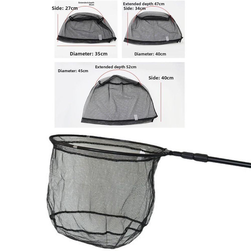 Fine Eyed Quick-Drying Mesh Aluminum Alloy Fishing Net Replacement Mesh  Net Replacement