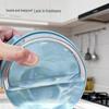 Microwave-Safe Glass Fresh-Keeping Bowl with Lid for Steaming and Cooking.