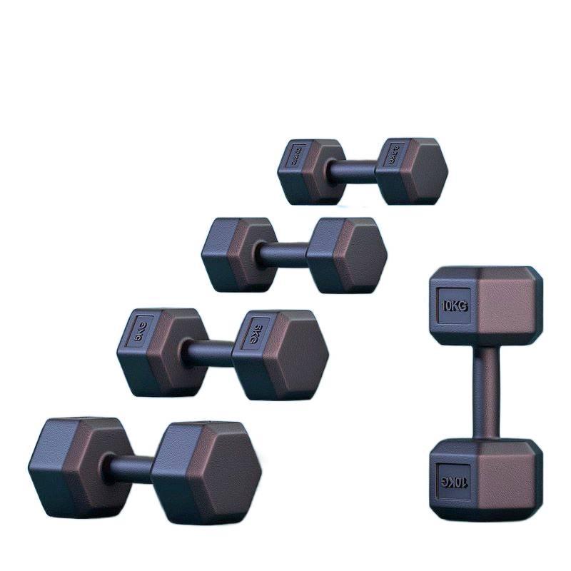 Hexagonal Dumbbell Pair for Men, Women, and Kids - 2/3/5/10kg Fitness Equipment for Home.