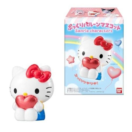 Puffy Balloon Mascot Sanrio Characters 10-piece Box (Gummy Snack)