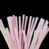100Pcs/Bag Drinking Straws Eco-friendly Multicolor Portable Flexible Disposable Plastic Drinking Straws Home