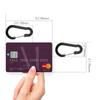 5 stuks Karabijnhaak Aluminiumlegering Sleutelhanger Slot Gesp Snap D-Ring Clip Outdoor Rugzak Kamperen Multitool Vissen Wandelen Haak