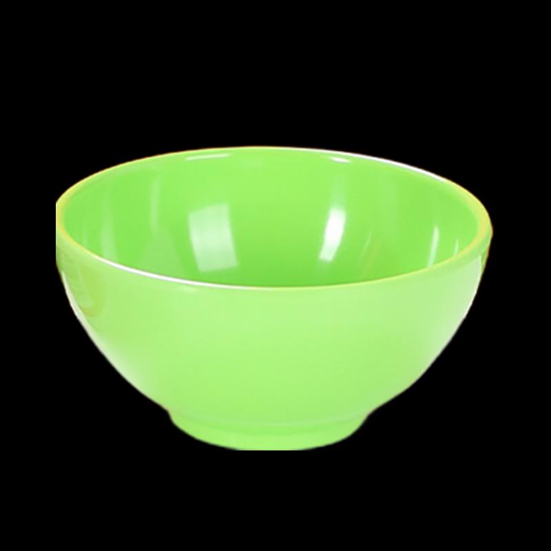 Bailaien Commercial Melamine Rice/Soup Bowls (10-Pack)