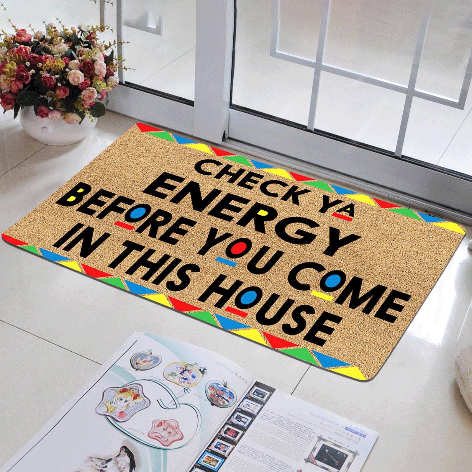 Entrance Door Mat Funny Welcome Indoor Outdoor Decor Doormat Rug Decor Door Mat