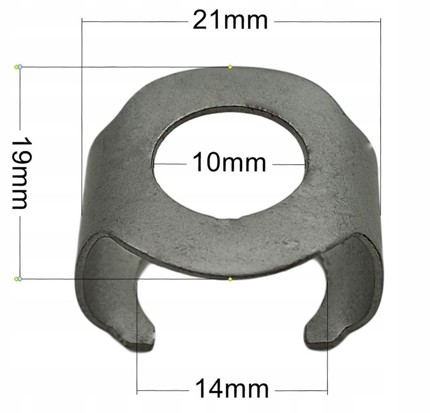 Hammer-in Mounting Clip for Flexible Brake Lines Sp-01