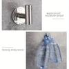 1pc, No punching self-adhesive hook, Stainless steel bathroom hook,bathroom accessories kitchen organizer