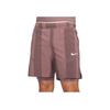 Nike Court Slam Logo Color Block Tennis Casual Shorts Men Shorts Smoky-Gray FD5219-208