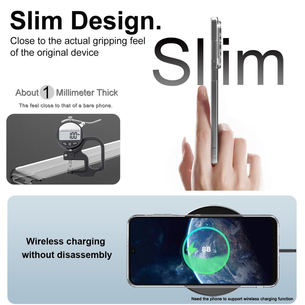 Husă Telefon Pentru Samsung Galaxy S25 FE 5G IMAK Husă Moale Subțire Seria UX-5