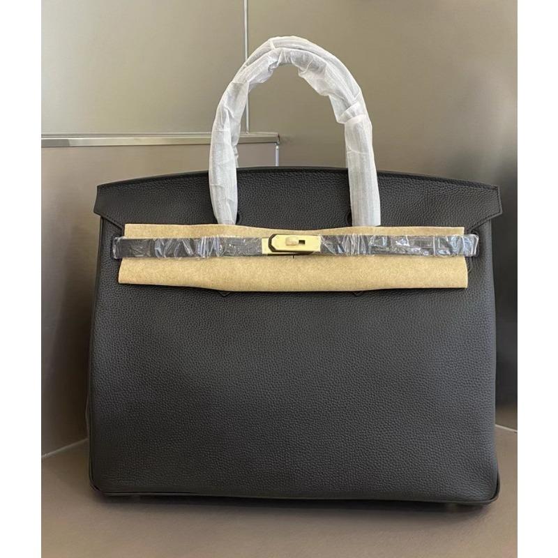New Top-layer Cowhide 40cm Large Bag Handbag Leather Women's Bag