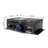 Kompakter Audioverstärker mit Bluetooth 40W 40W Karte Aluminium Fernbedienung Leistungsverstärker für verschiedene Musik Auto-Verstärker FMTLPAK380 2-Kanal 5.0,