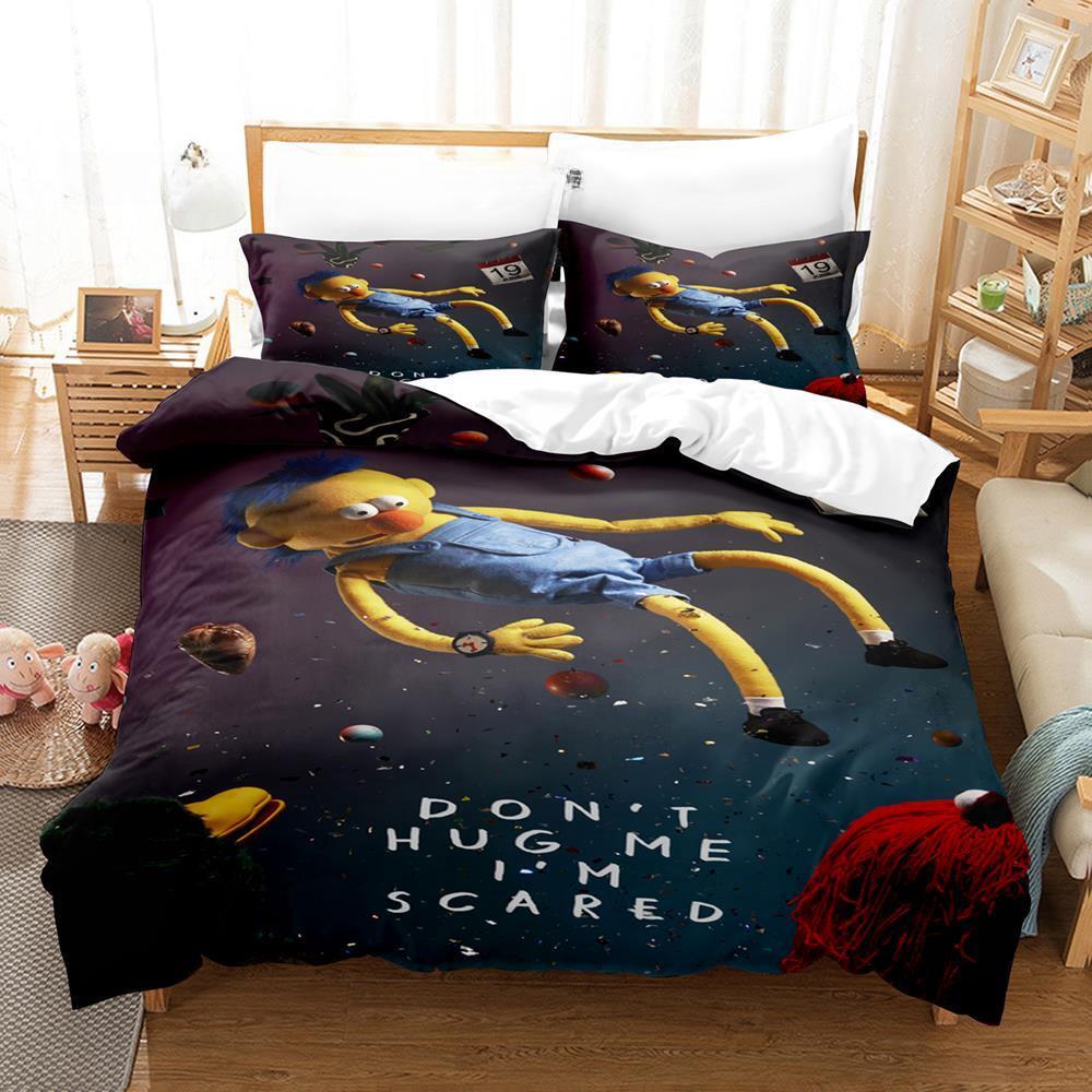 

3d Print Anime Don t Hug Me I m Scared Bedding Set Single Twin Full Queen King Size Bed Set Adult Kid Bedroom Duvet cover Sets EU Twin 135x200cm