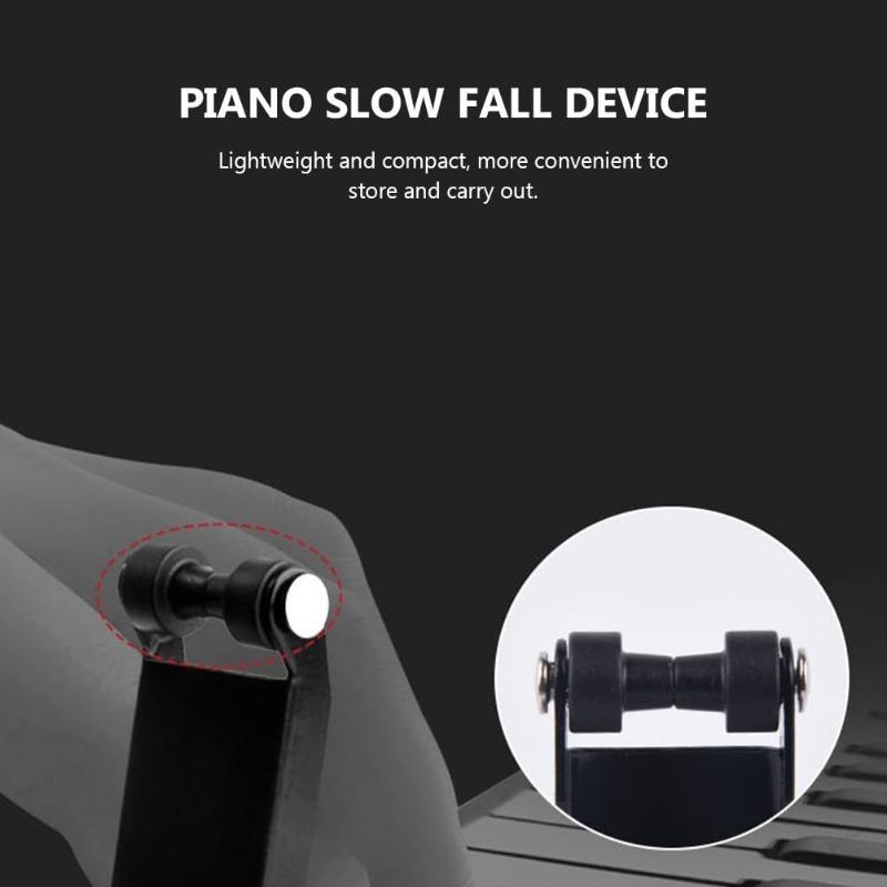 Piano Hydraulic Fallboard Decelerator Vertical External Slow Closing Accessory Soft Fall Avoid Pinching Hands an Finger Injuries