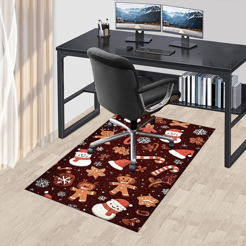 

Christmas Holiday Anime Cartoon Design Chair Mat - Non-Slip Carpet for Office, Home Decor, Living Room, Bedroom, Gaming Room & Dormitory.R054 60cm by 90cm