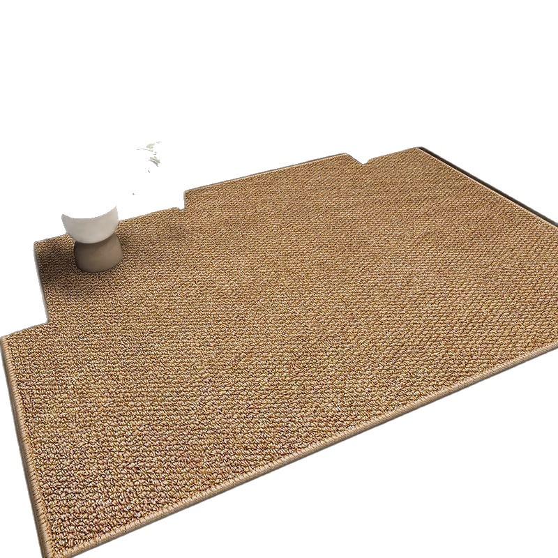Imitation Sisal Non-Slip Entry Mat - Wear-Resistant, Easy-Clean, Dirt-Resistant Pineapple Ring Design Rug