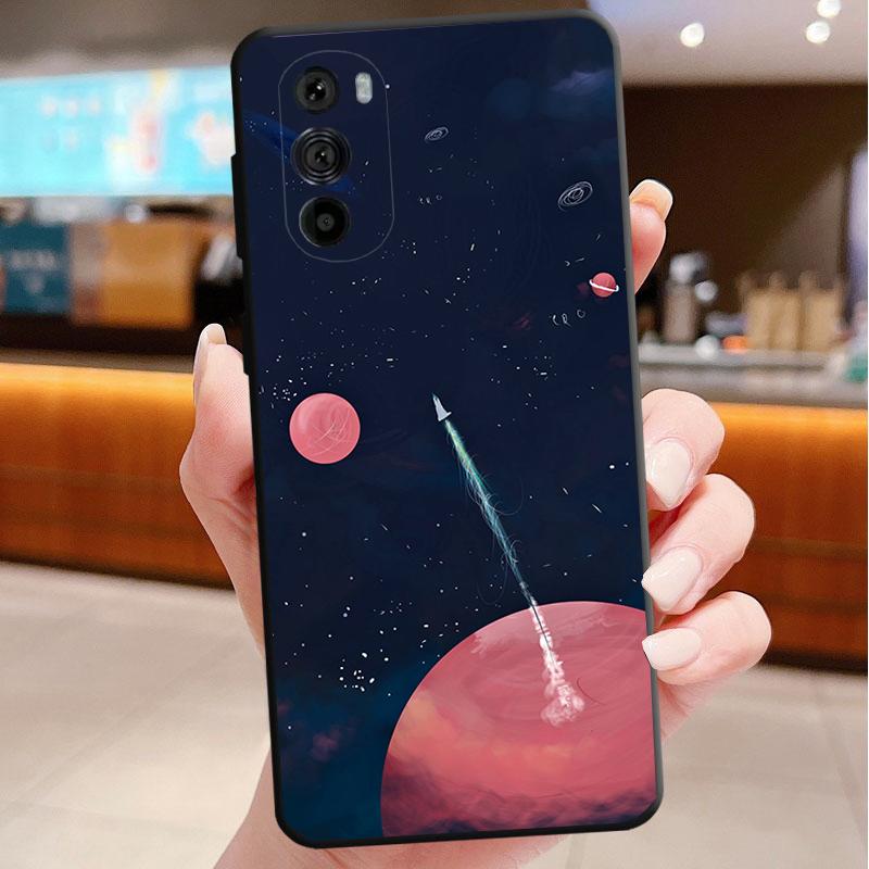 Phone Case For Motorola Edge 50 40 Pro 60 50 40 30 Ultra Neo Fusion Moto G85 G72 G53 G54 G84 G13 G32 Moon Space Star Planet