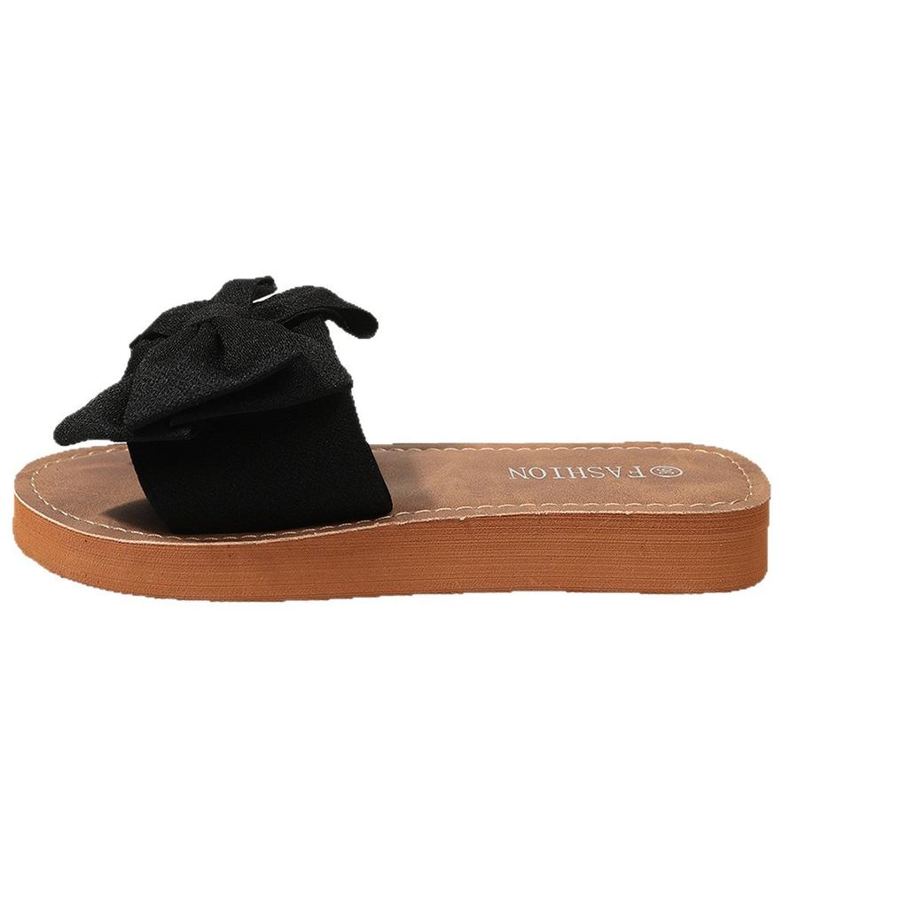 Zomer Nieuwe Stijl Strandslippers, Strikvormige Buiten Slippers voor Dames