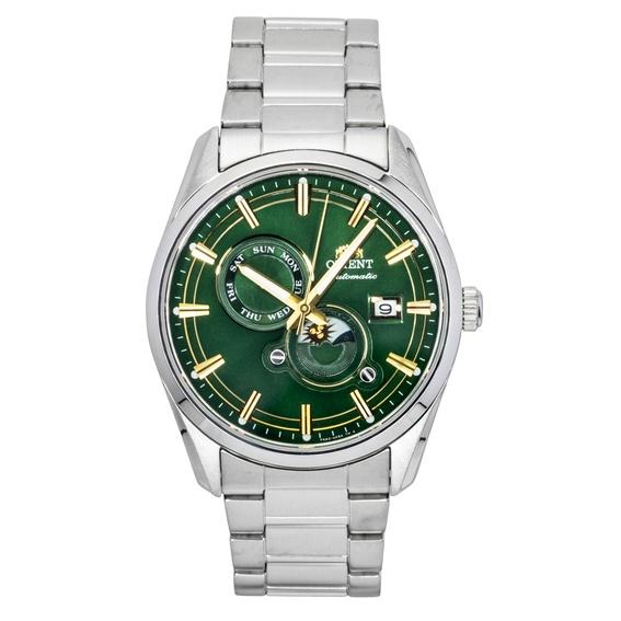 Orient Contemporary Stretto Sun And Moon Phase Green Dial Automatic RA-AK0314E Men's Watch