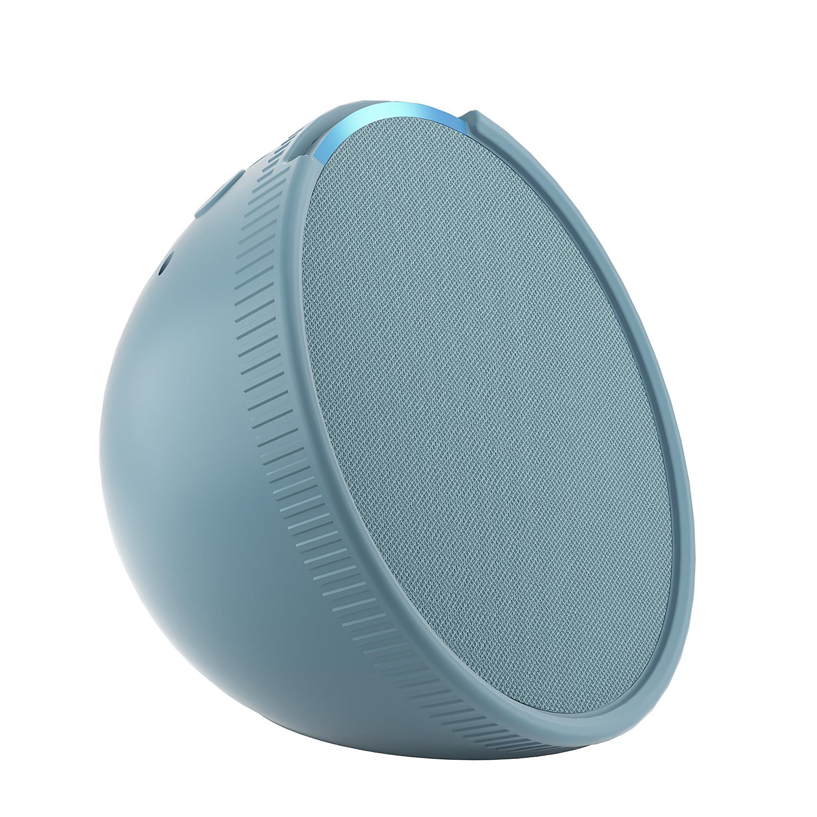 

Настенный держатель динамика для Amazon Echo Pop. Экономящий пространство кронштейн. Встроенная система управления кабелями. Предотвращает падение подставки динамика.