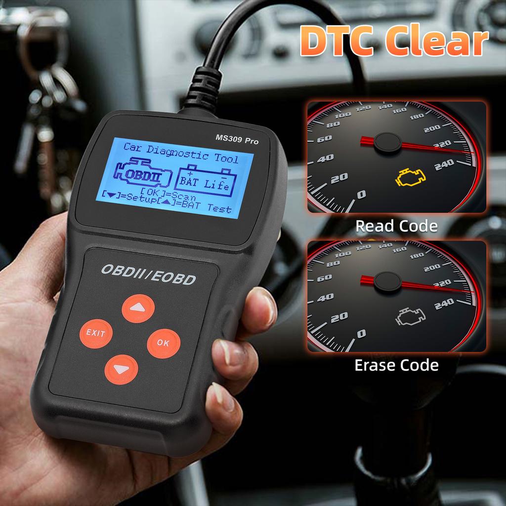 OBD2 Scanner Car Battery Testing Tool Battery Analyzer Auto Scan Diagnostic Tool Multilingual OBD2 Functions Scanner