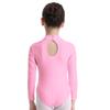 Girls Basic Long Sleeve Ballet Dance Gymnastics Training Leotard Jumpsuit Unitard Tights Dancewear Bodycon Bodysuit