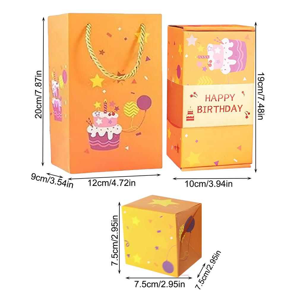 Świąteczne Pudełka Sprężynujące Składane Pudełka Pieniężne Sprężynujące Artykuły Imprezowe Fantazyjny Wystrój Z Torebką Na Walentynki Przyjaciół Celebrację